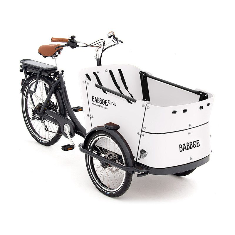 babboe-curve-white-800x800 Електровелосипед триколісний Babboe Curve-E Disc 250W 450Wh (26″, Cargo Bike ) - Зображення 1