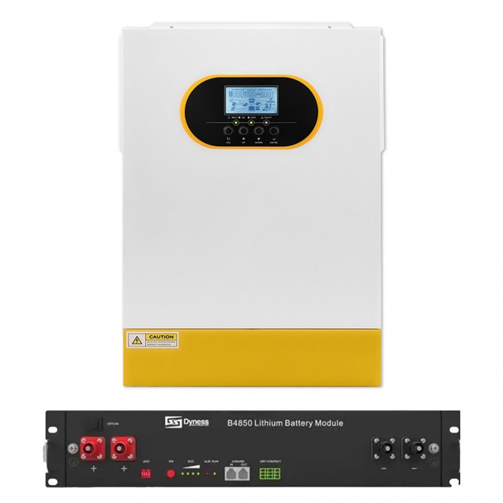 a-6993231089_5-kvt-1000x1000 5 кВт+2.4 кВт Комплект резервного живлення Інвертор Anenji WiFi з низьким рівнем шуму + Акумулятор Dyness B4850 - Зображення 1