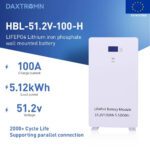 LiFePO4 48V/100Ah Акумулятор настінний Daxtromn 5.12 kW*h з BMS літій-залізо-фосфатний для ДБЖ - Зображення 7
