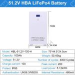 5 кВт + 10.24 кВт*г Комплект інвертор Anenji з WiFi + 2 настінних акумуляторів Daxtromn 48V/100Ah LiFePO4 для резервного живлення - Зображення 3