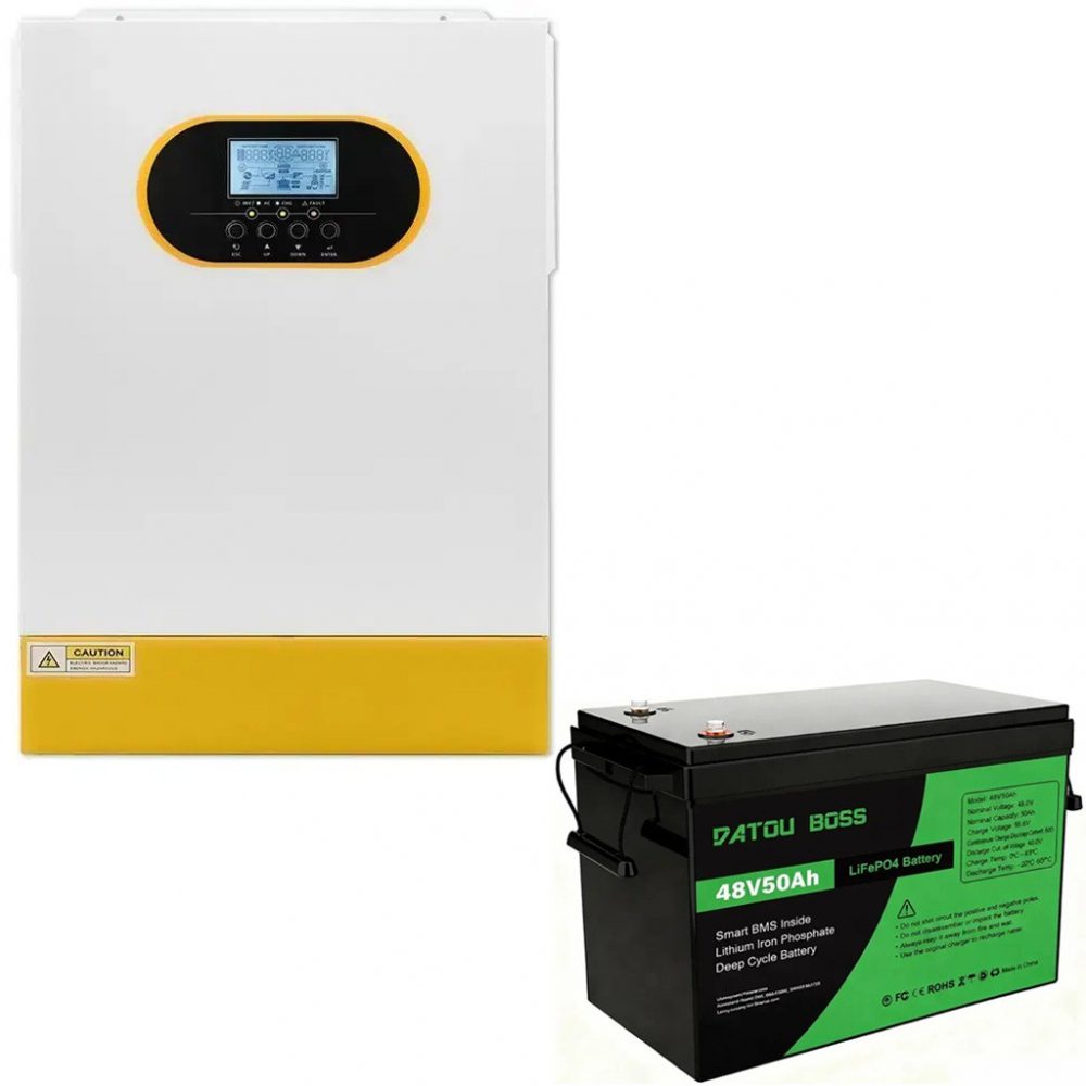 a-7000108075_5-kvt-1000x1000 5 кВт + 2,56 кВт Комплект резервного живлення: інвертор Anenji з WiFi-модулем + акумулятор Datouboss LiFePO4 48V 50Ah - Зображення 1